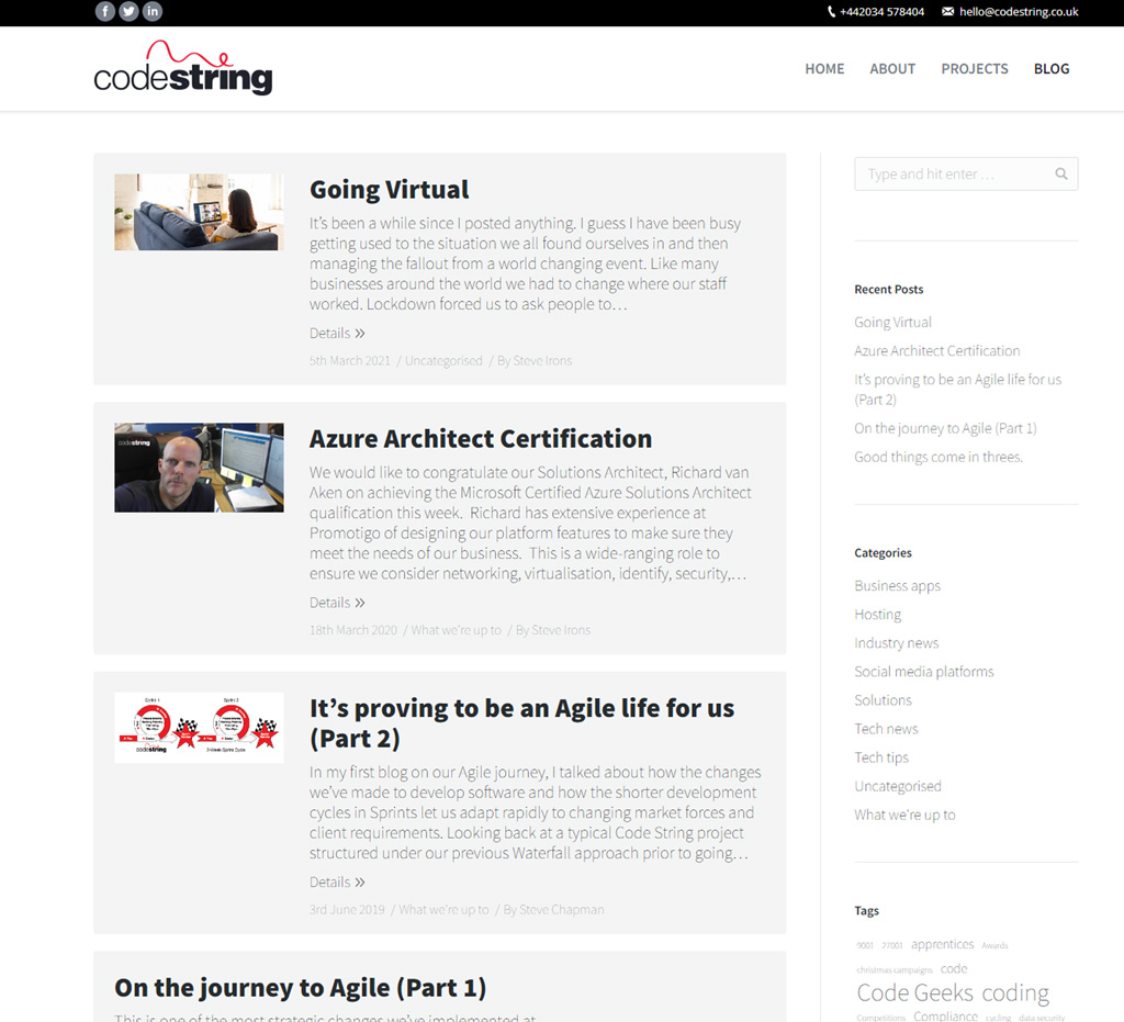 Code String blogs by Swordfish