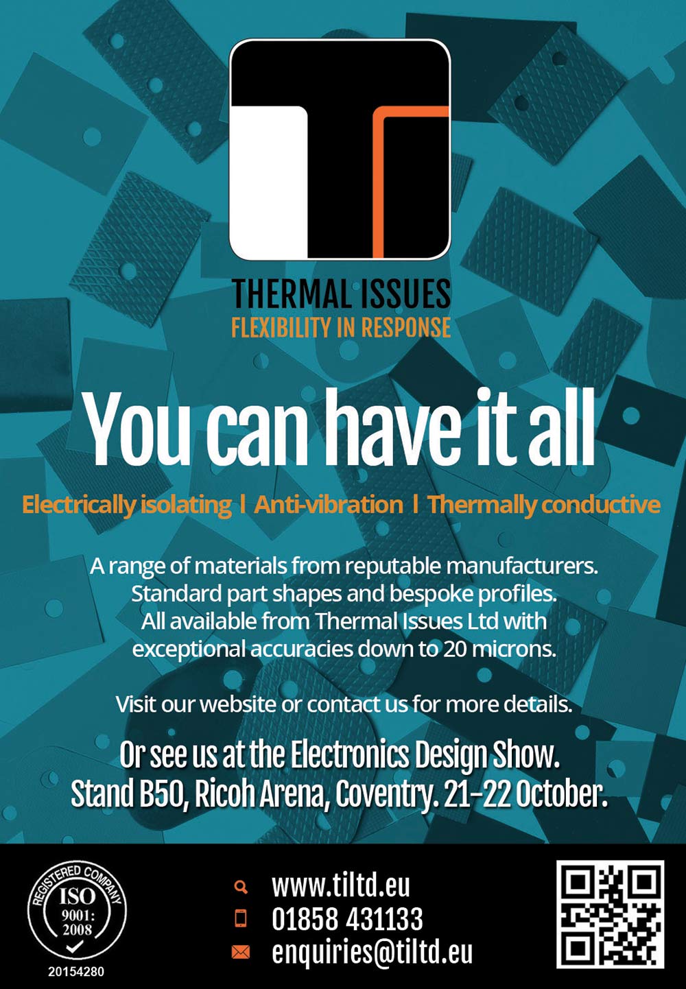 Thermal Issues quarter-page advertisement